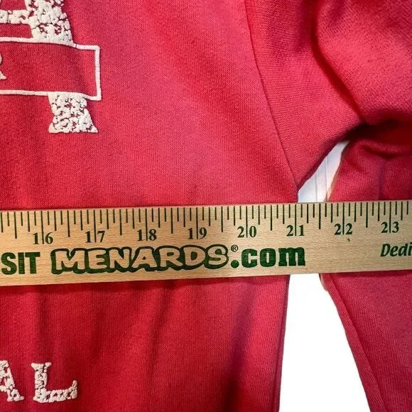 90s Spell out vintage sweater size M bubblegum pink - Picture 12 of 16